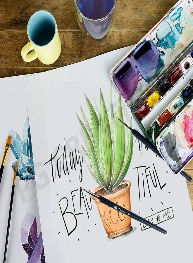 PG Creations أوراق رسم عاجية من بي جي كرييشنز، مقاس A3، 16.5 × 11.7 بوصة، سطح أملس، 300 غرام/متر مربع، أبيض، 25 ورقة - Image 3
